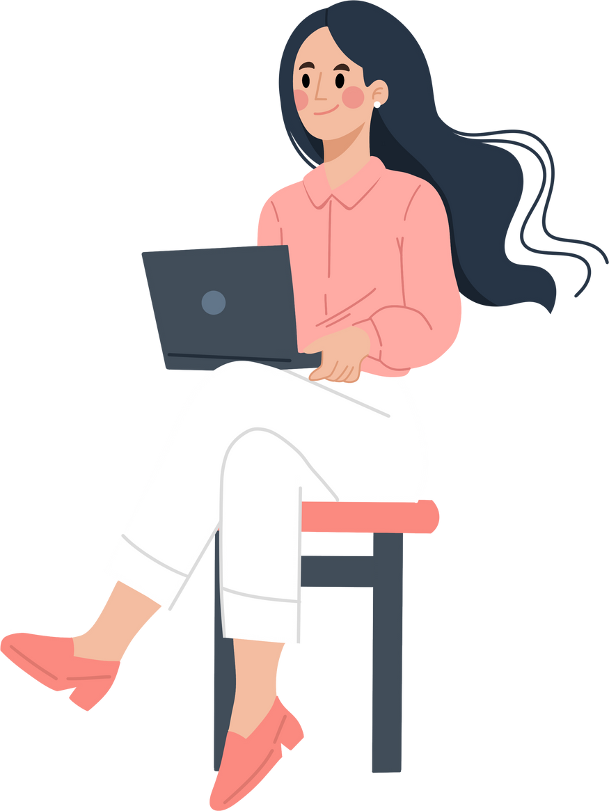 young woman at work, deadline, office, business